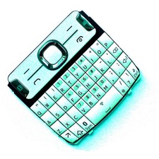 Nokia Asha 302 keyboard QWERTY keypad keys white buttons Genuine