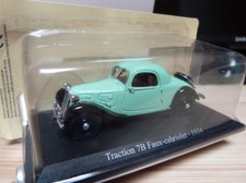 Citroen miniature 1/43 - TA 7B fake convertible 1934 - UH "La saga des Tractions"
