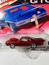 ‘71 PONTIAC GTO (PRO STREET) CARDED DIECAST 75th ANNIVERSARY CAR RED METALLIC