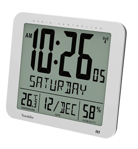 Radio controlled wall - radio, clock