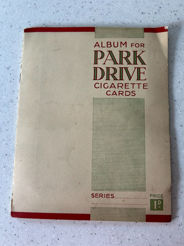 Vintage cigarette card album - cigarette,