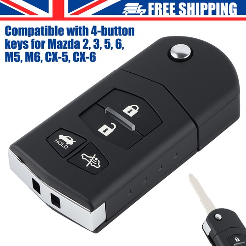 Flip key shell for mazda - shell,