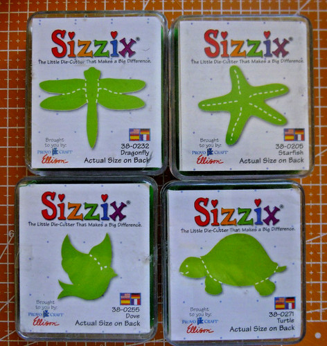 Sizzix originals green - 4, dies
