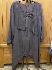 Italian linen dress one size