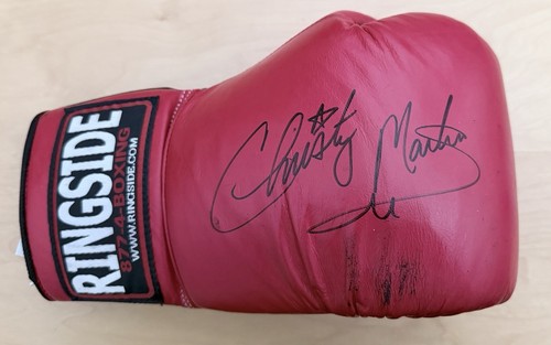 Christy martin signed ringside - christy,
