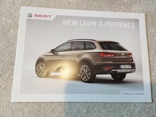 Seat Leon X-PERIENCE 2014-2015 UK Market Brochure SE, SE Technology TDi 150, 184