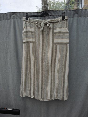 Bonmarche beige striped linen - striped,