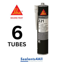 6 x Sikaflex 221 Adhesive