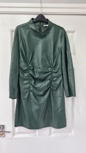 Zara emerald green faux - emerald,