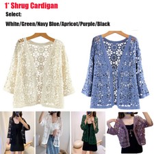 Ladies Floral Crochet Lace