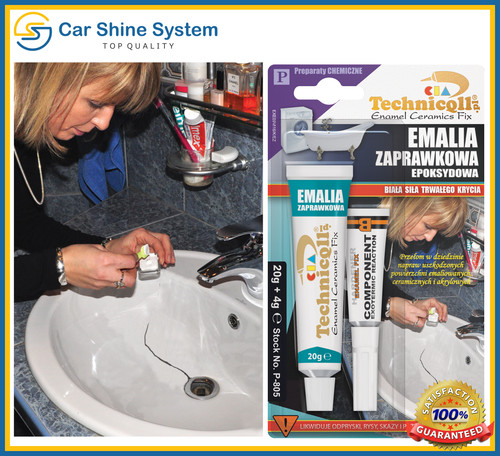 Enamel repair kit - kit, sink