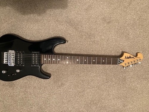 Washburn black rare - washburn,