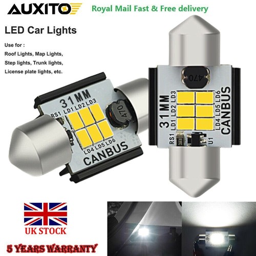 Auxito white 31mm c5w festoon - 31mm,