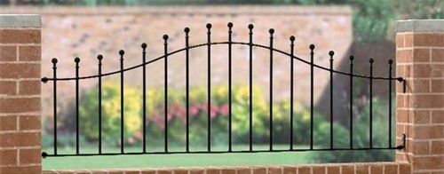 Wrought iron metal arched - wrought,