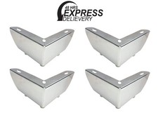4X CHROME/SILVER SOFA BED