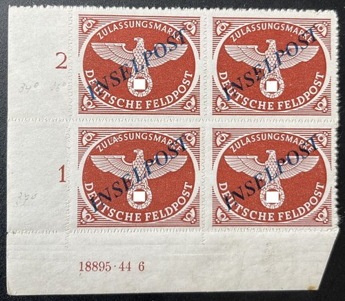 Feldpost wwii 1944 10b mint - feldpost,