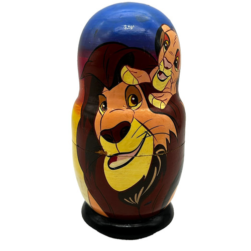 Vintage disney lion king - vintage, wood