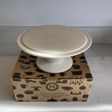 Nigella Lawson Cake Stand Cream 9 inch 23cm Diameter Boxed Sebastian Conran
