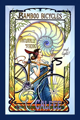 Bamboo bicycles poster - 🌿,