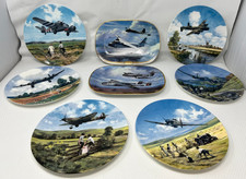 Royal Doulton and Davenport Plane Collector Plates Mixed Bundle        AC1