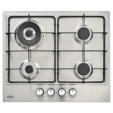 Belling 60cm 4 Built-in Burner Gas Hob Stainless Steel GHU602GC