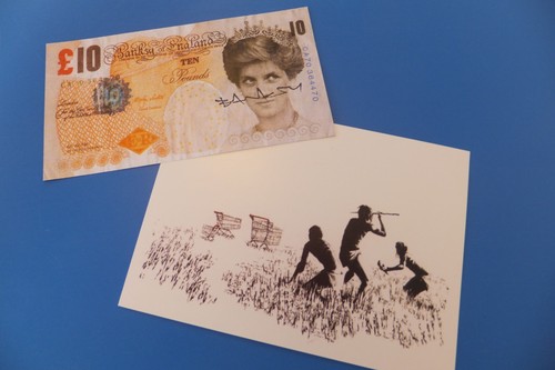 Banksy cut and - cut, glasgow