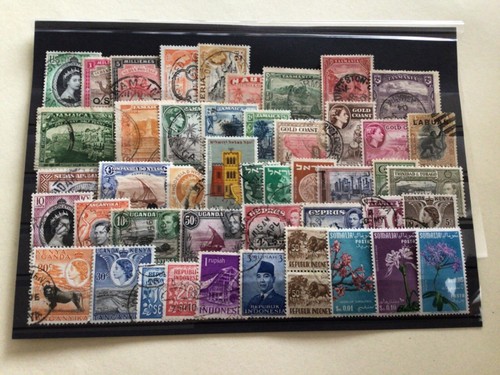 World stock card stamps - card, of