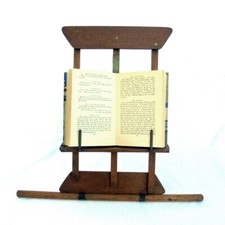 Rare Antique Oak Folding Book Stand