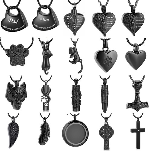 Stainless steel black - black, human