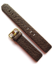 Jacob Jensen Strap Watch Band Original Leather Brown 17 Mm Insert Band GP