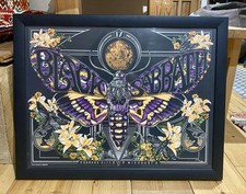 Limited Black Sabbath Lithograph blacklight The End Tour Poster Kansas City 2016