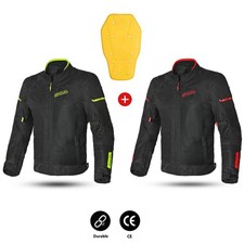  SHUA Motorcycle Textile Jackets Motorbike Men's Touring Summer Jacket CE