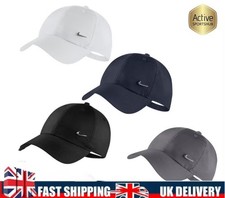 Men Women Nike Heritage 86 Swoosh Metal Cap Baseball Golf Sports Adjustable UK
