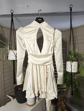 Aryana ivory bow mini - , dress