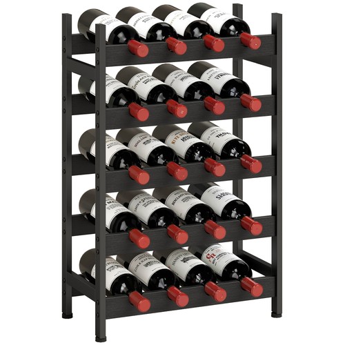 Homcom wine rack freestanding - rack,
