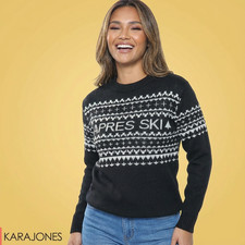 Fine knit apres ski knitted - knit,