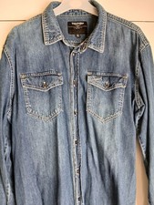 Triumph motorcycle denim shirt - triumph,