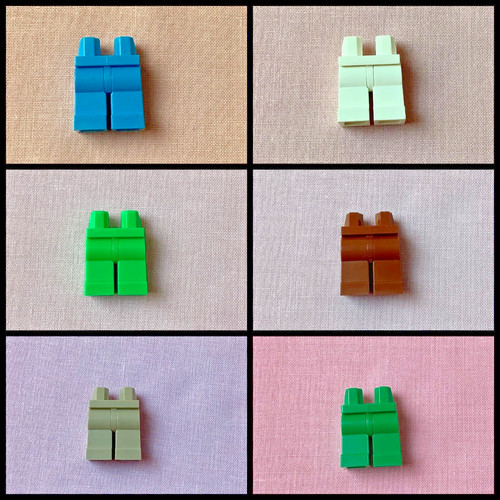 Lego spare parts minifig hips - lego,