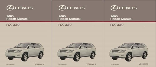 2005 lexus 330 factory shop - lexus, rx