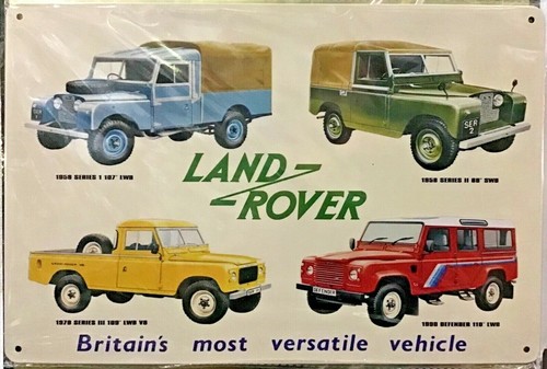 8x12 new tin - land, rover