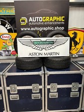 Aston Martin White Garage Sign