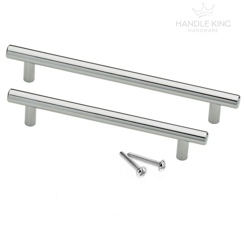 Bar cabinet handle polished - t,