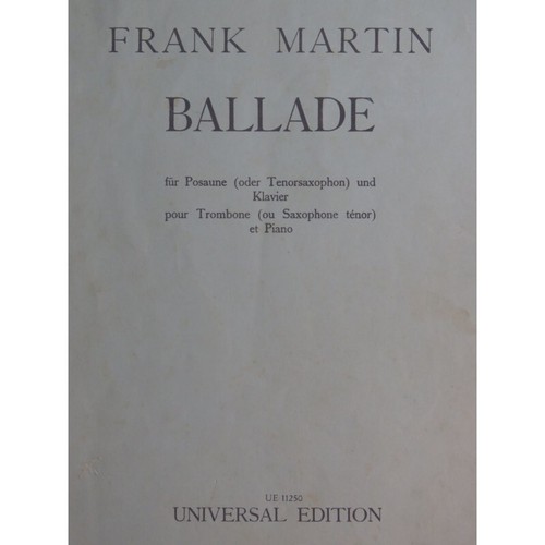 Martin franck ballad - martin,