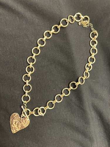 Gold oval link - oval,