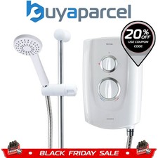 Triton IVORY 5 Easy Fit 10.5KW White Electric Shower - T5 Ivory Riya Tenero T10