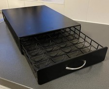 Coffee Capsule Storage Drawer 40 Pod Max Capacity, Standalone Holder