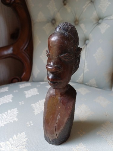 Vintage wooden head - head, carving