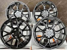 17" Black MR147 Alloy Wheels Fits Honda Accord Civic CR-V FR-V HR-V 5x114 Only