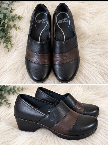 Dansko leather clogs - leather,