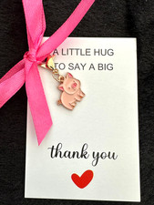 Gold, Pink Enamel Pig 🐷